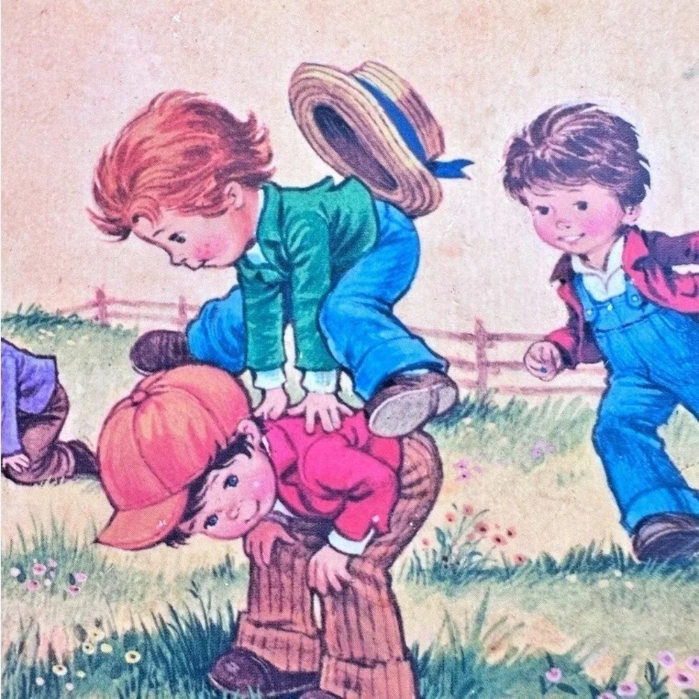 Wall Plaque Vintage Wendy Lyn How God Made Little Boys Wood Poem Art 11x8.5